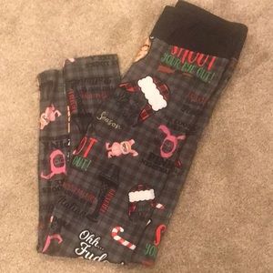NWOT A Christmas Story leggings